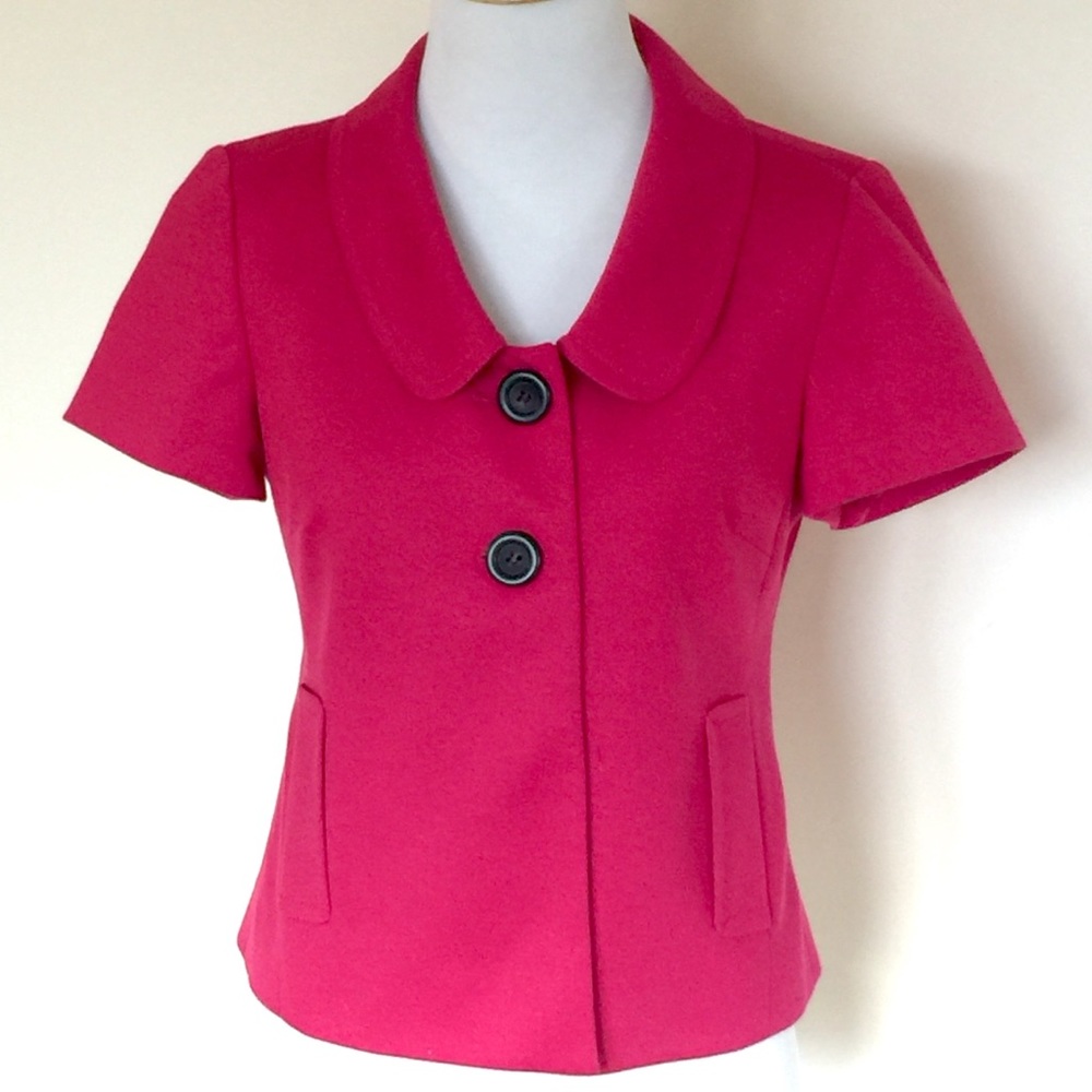 Pink Cropped LOFT jacket size 2 Petite